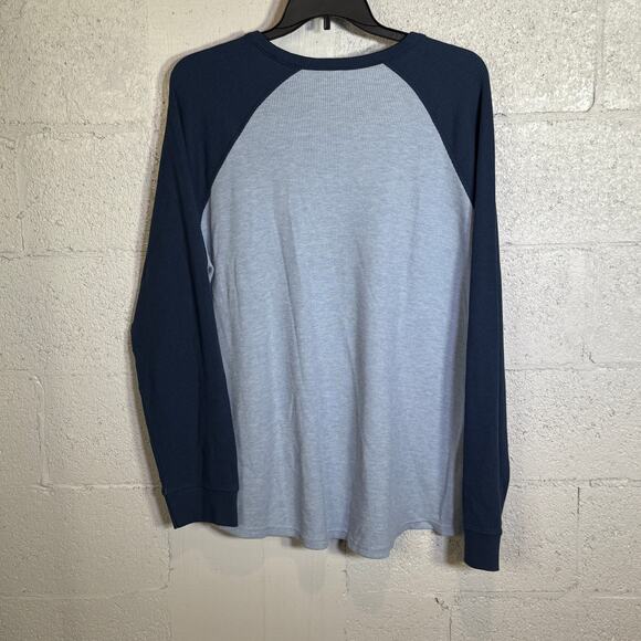 Levi's Men's Thermal Long Raglan Sleeve T-Shirt blue, 2XL $45 - Picture 3 of 7